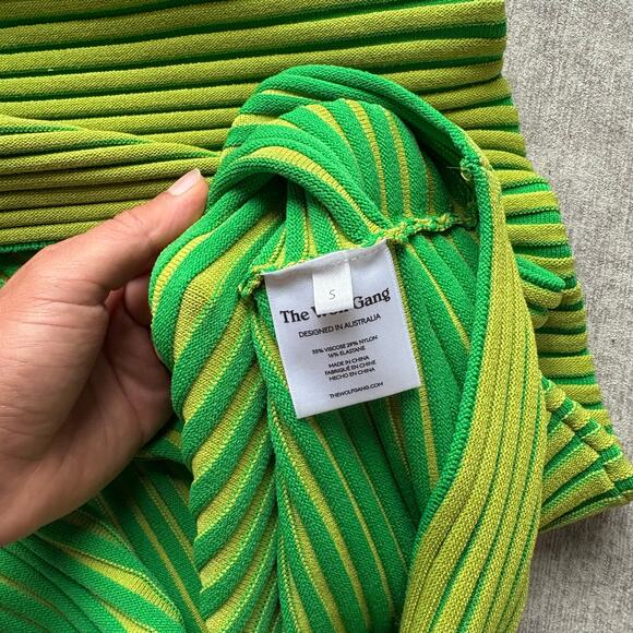 The Wolf Gang Green Knit Tube Dress - Picture 5 of 7